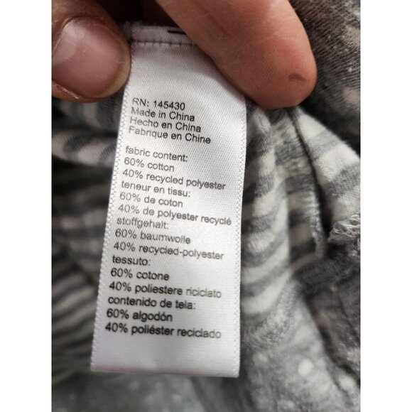 Love Lili Womens Sweater Size S/M Gray Dot Print Mock Neck Long Sleeve Pullover - Picture 6 of 9